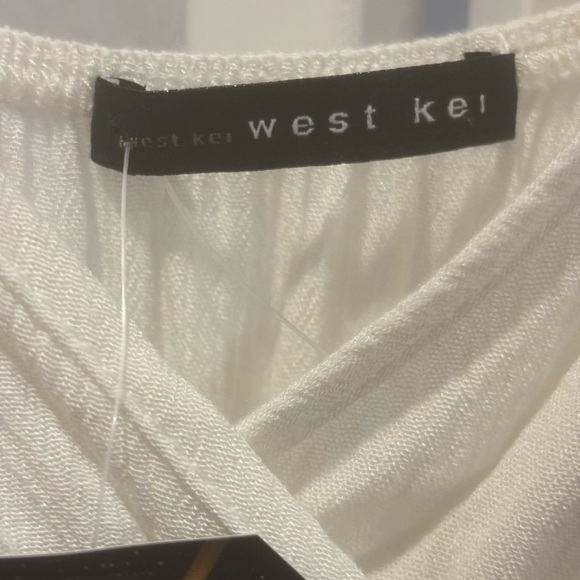 WEST KEI  Gauze V-Neck Maxi Dress SZ S - Picture 4 of 5